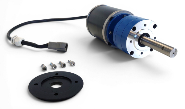 HILLTIP Streutellermotor-Baugruppe mit Getriebe (komplett) für IceStriker Aufbaustreuer